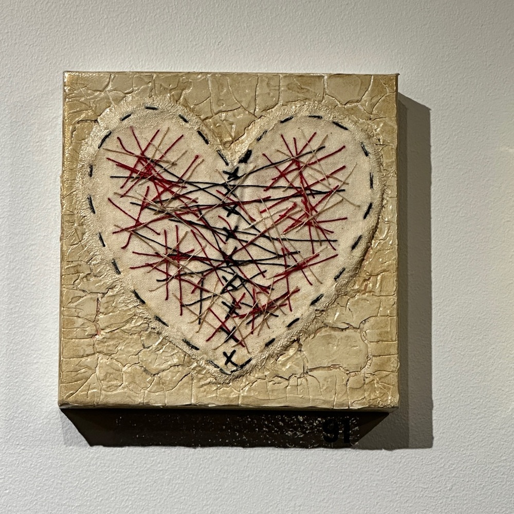 Original - One of a kind - mixed media art.